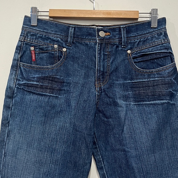 Lee Cooper Straight Leg Mid Dark Blue Denim size 30 - Picture 5 of 16